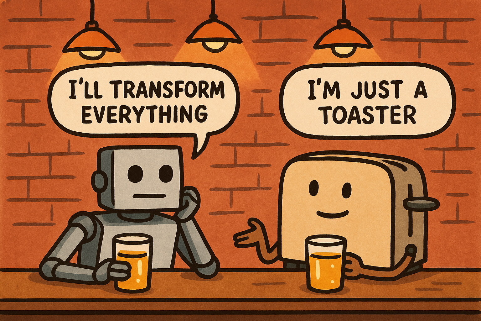 Two AI Futures Walk Into a Bar; One Says 